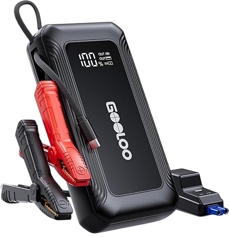 G7 3000A Jump Starter with Built-in Cable,Portable by Gooloo