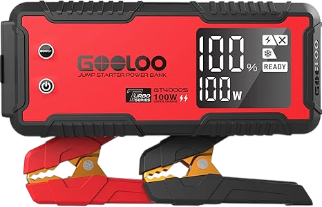 Gooloo GOOLOO GT4000S Jump Starter 4000 Amp Car Starter 100W